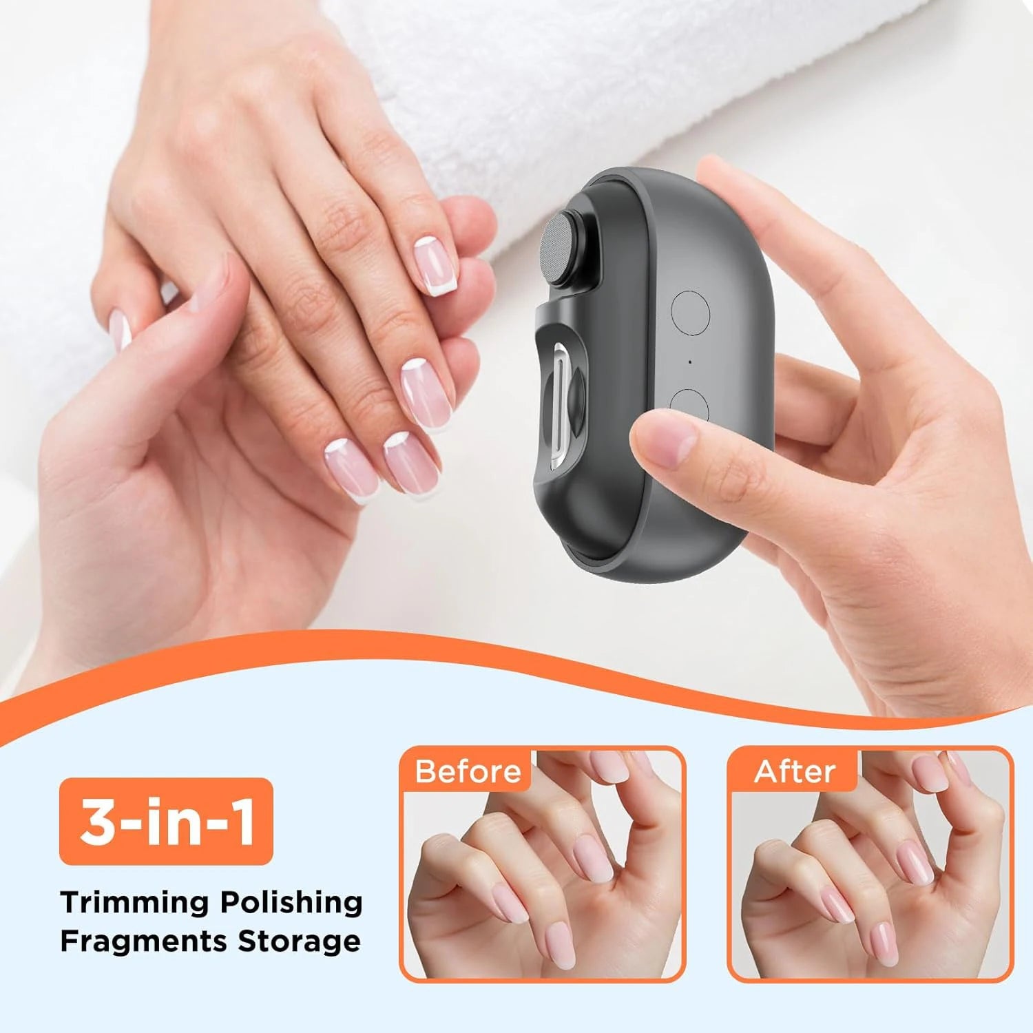 Lavenia™ Automatic Nail Clipper with LED Light