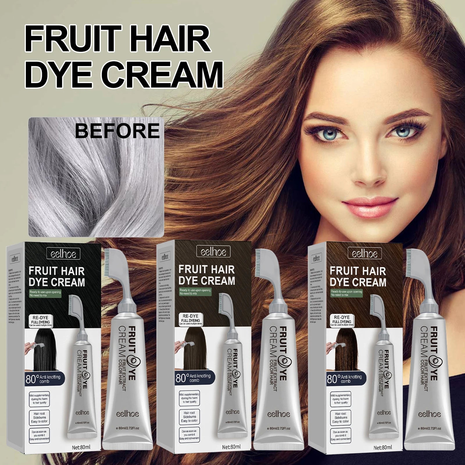 Lavenia™ Fruit Hair Dye (Nourishing Cream)